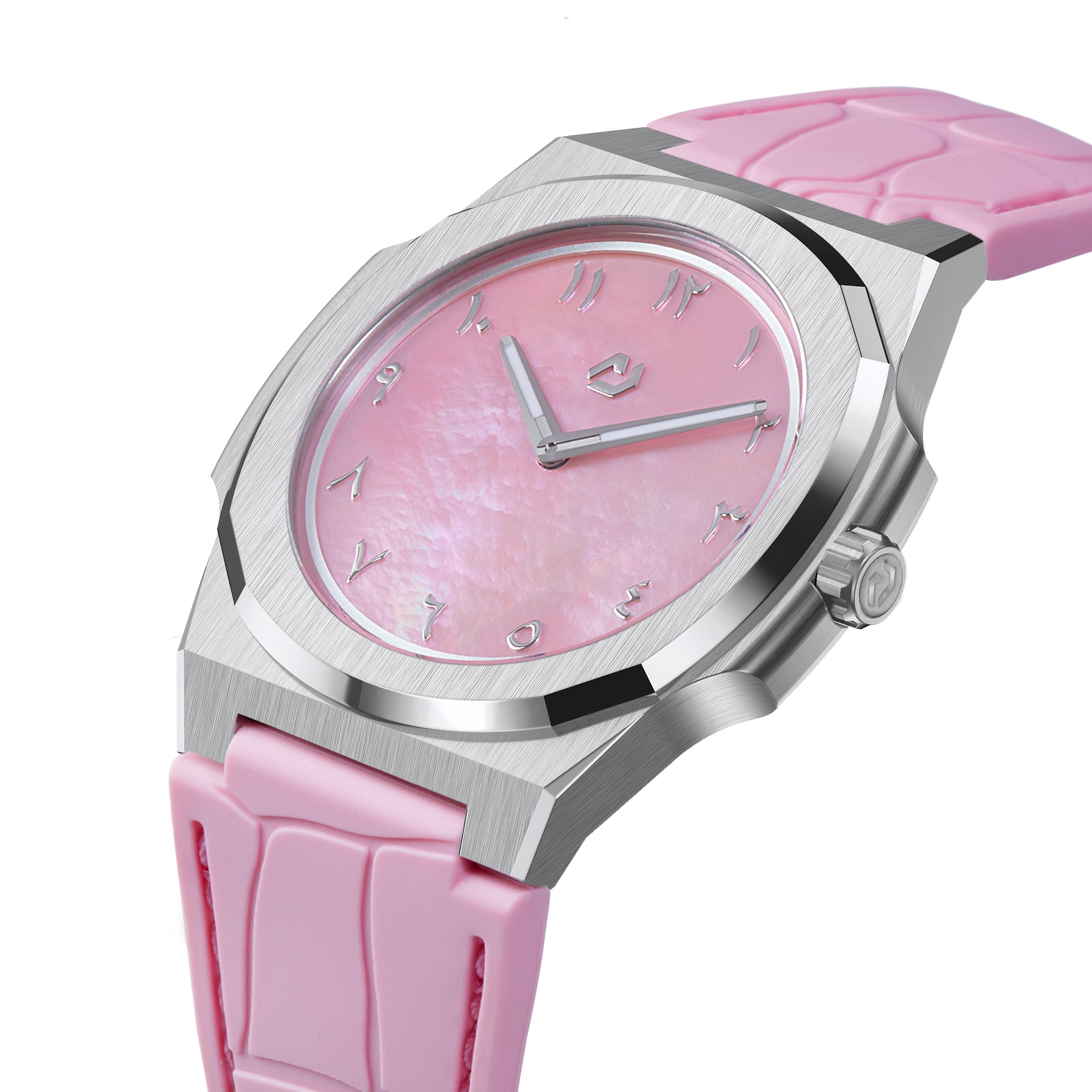 MS MOP Silver Pink 38mm